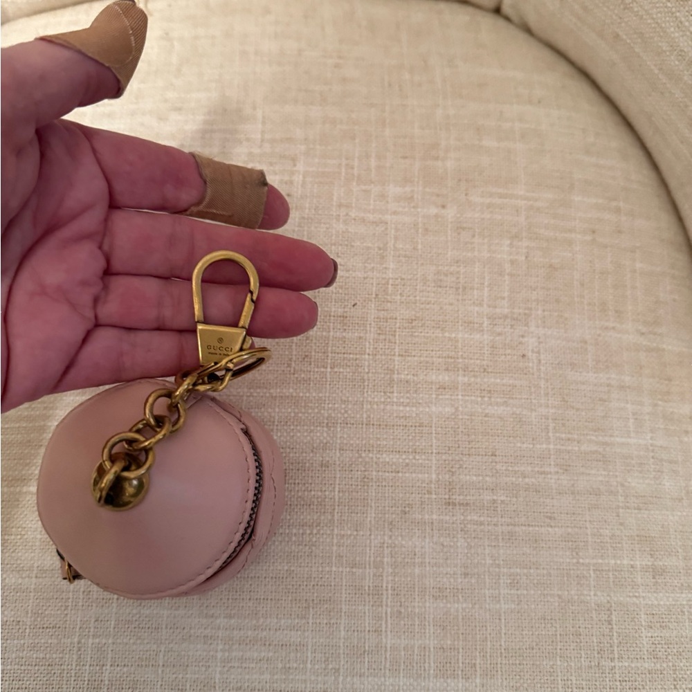 Gucci Blush Quilted Mini Bag/ charm - Picture 2 of 4